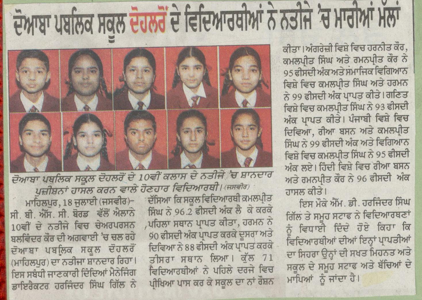 best CBSE school in Mahilpur