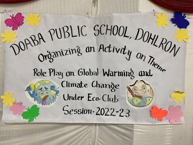 ECO CLUB ACTIVITY | GLOBAL WARMING AND CLIMATE CHANGE